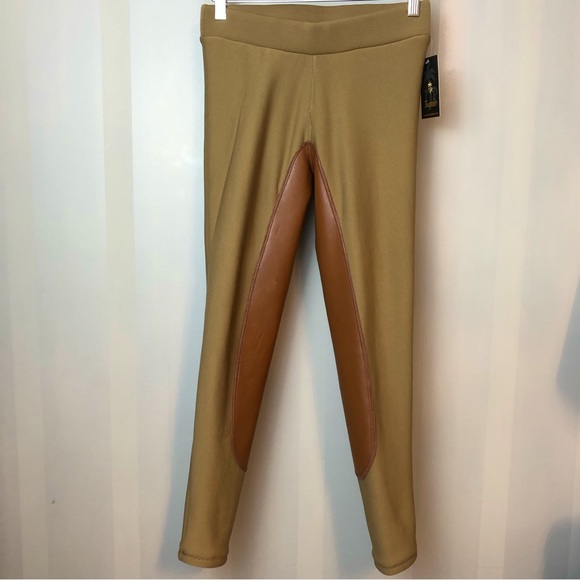 Tropical Rider Pull On Lambskin Leather Full Seat Riding Pant Size Small Petite - Picture 1 of 12
